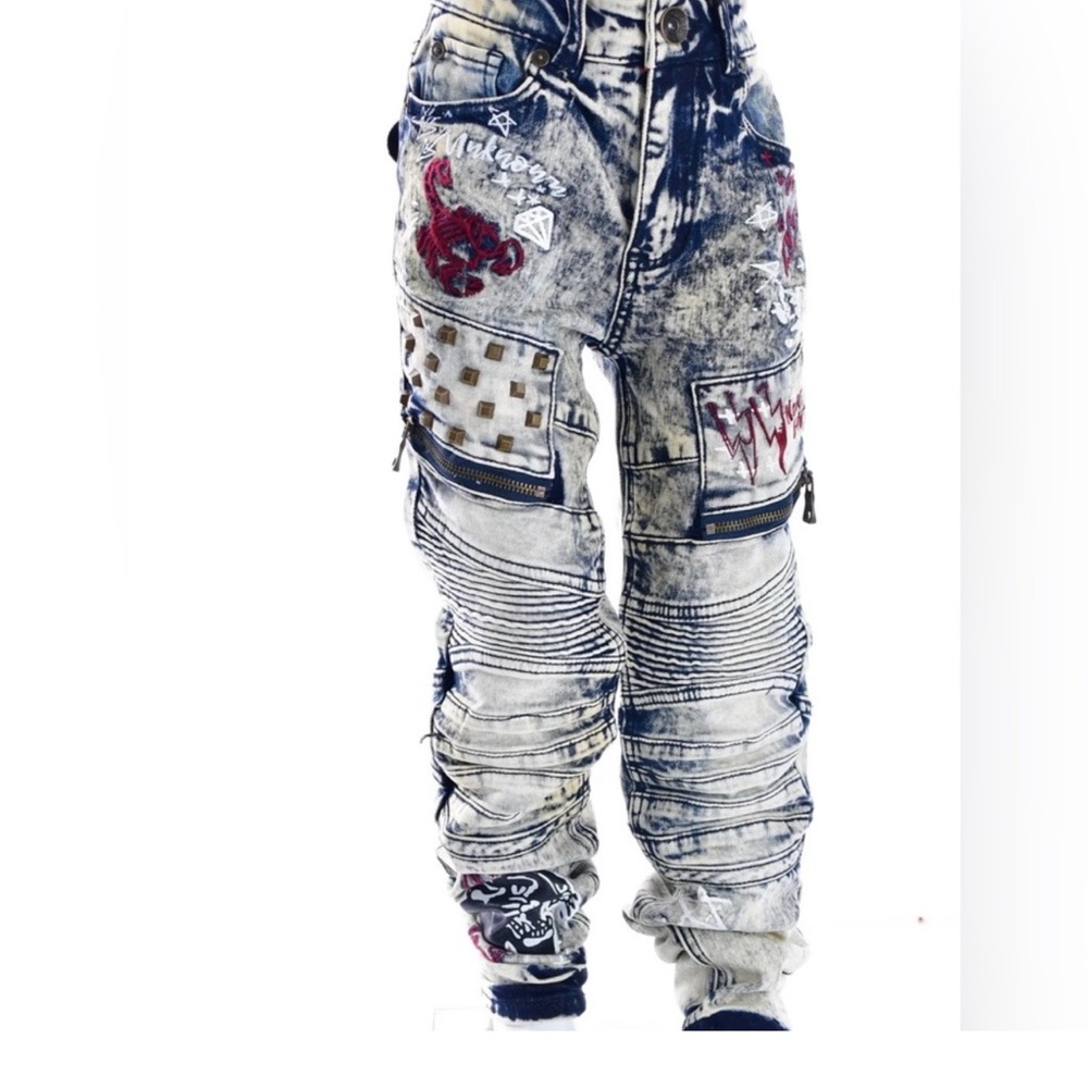 Stylish Kids Distressed Jeans - Blue